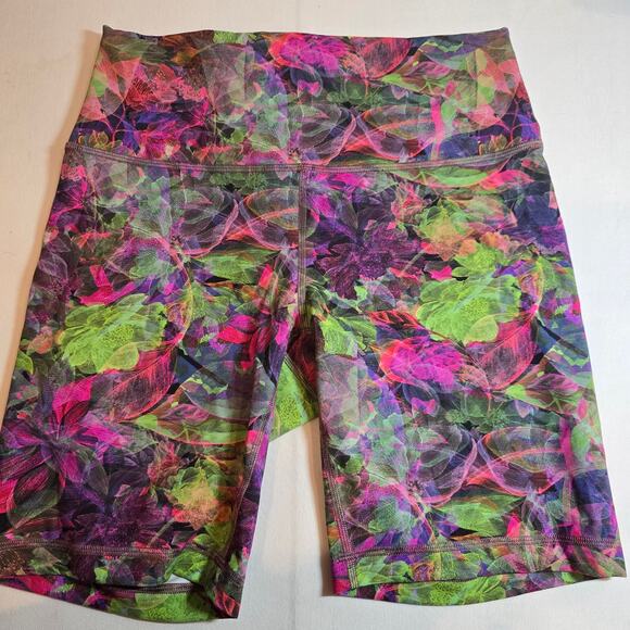 Lululemon Wunder Train High Rise Short 8" Vivid Floral Print - Picture 3 of 6